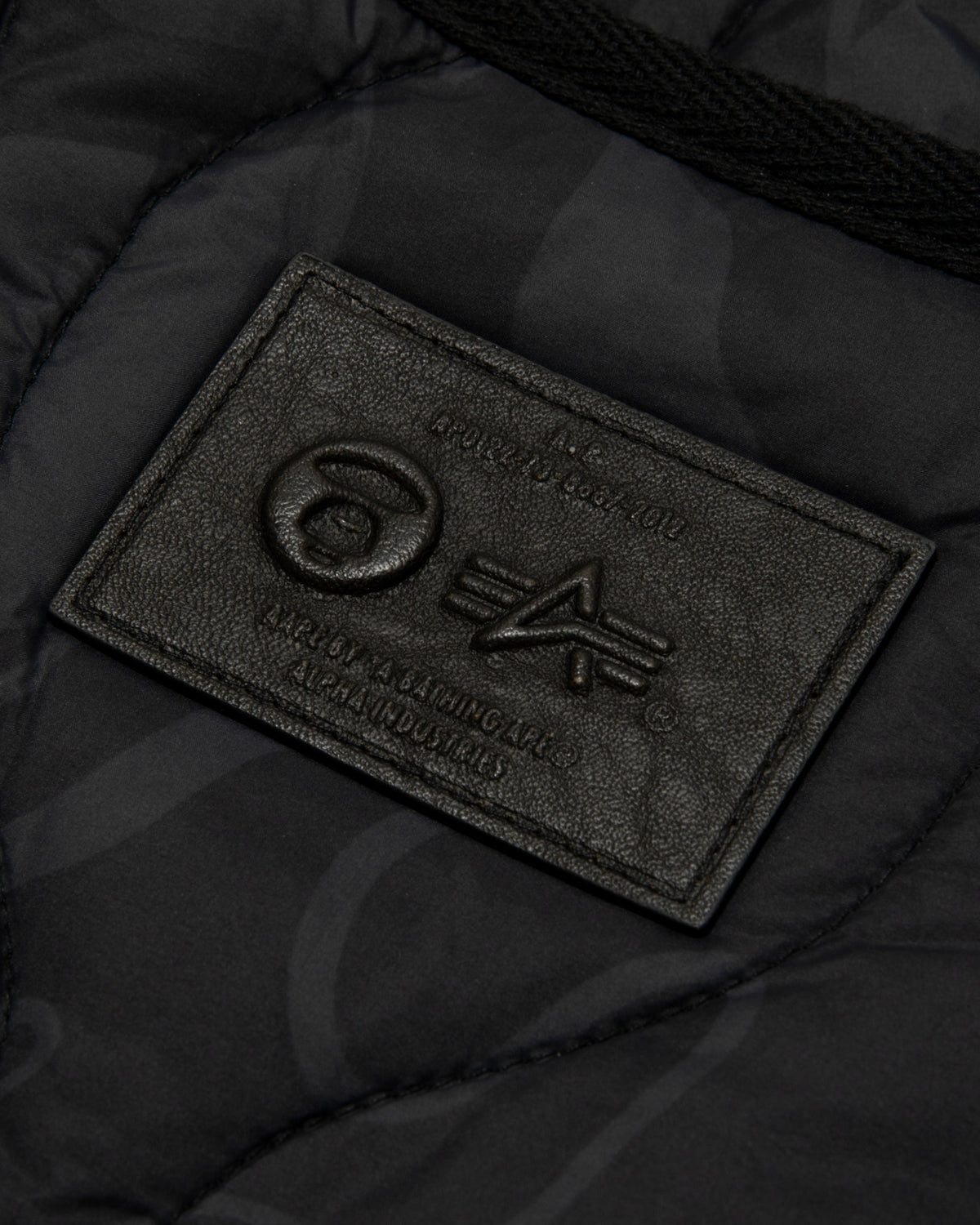 AAPENOW X Alpha Industries Quilted Down Jacket