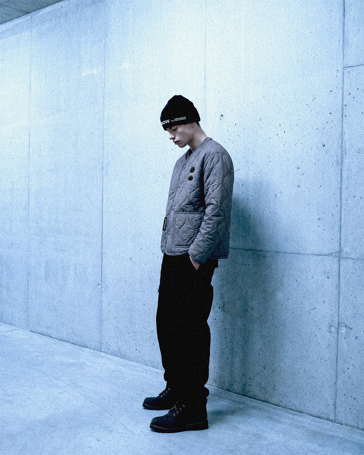 AAPENOW X Alpha Industries Quilted Down Jacket