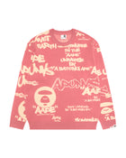AAPEUNVS moonface crew neck sweater
