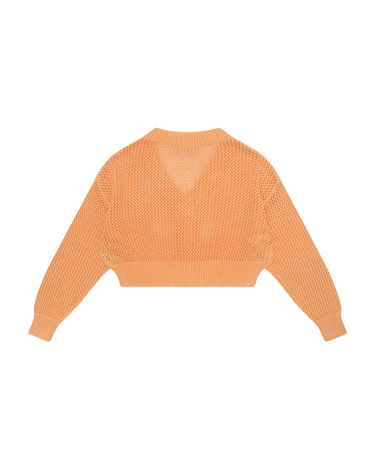 Moonface embroidered cropped cardigan