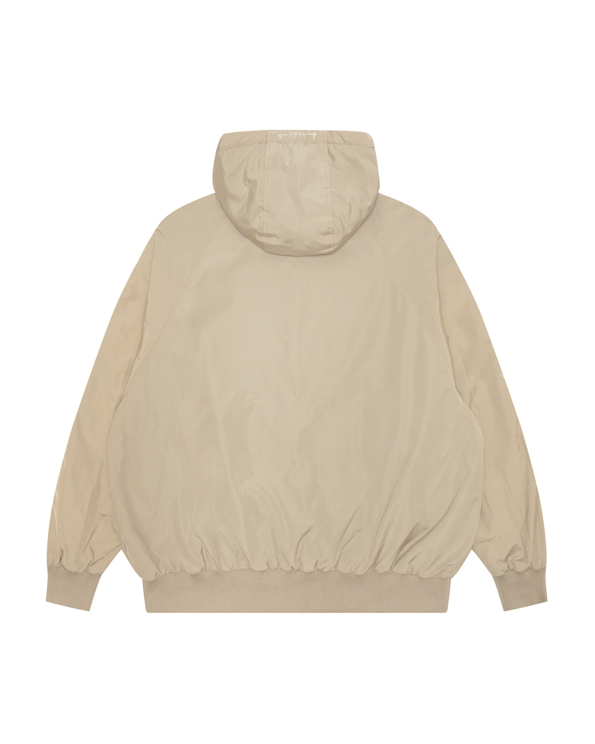 Logo zip-up hooded jacket