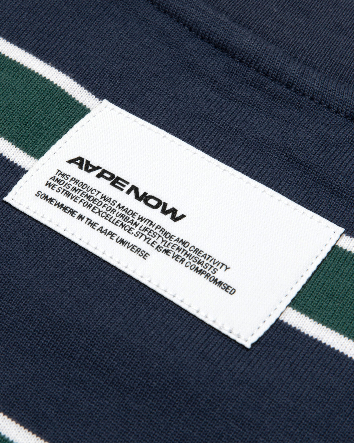 AAPENOW striped long sleeve tee