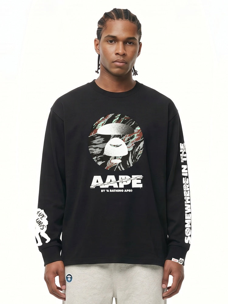 AAPEUNVS moonface main long tee