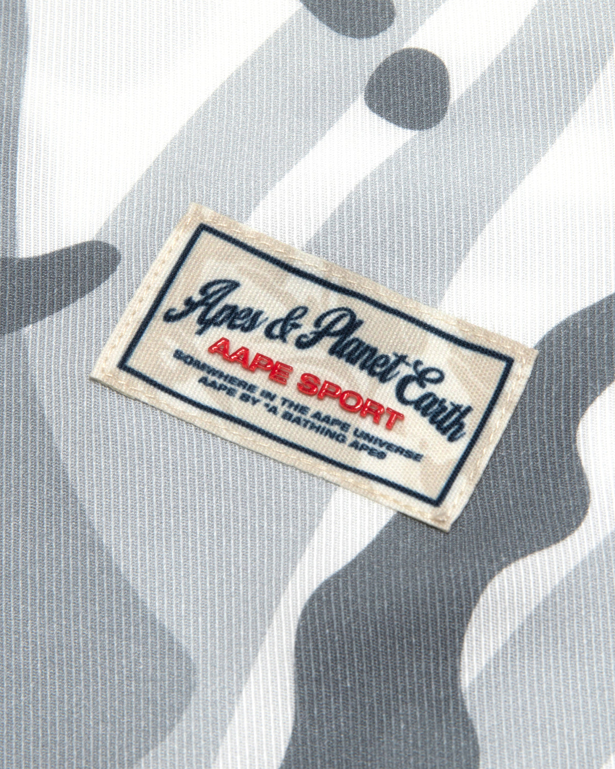 AAPESPORTS camo short sleeve shirt