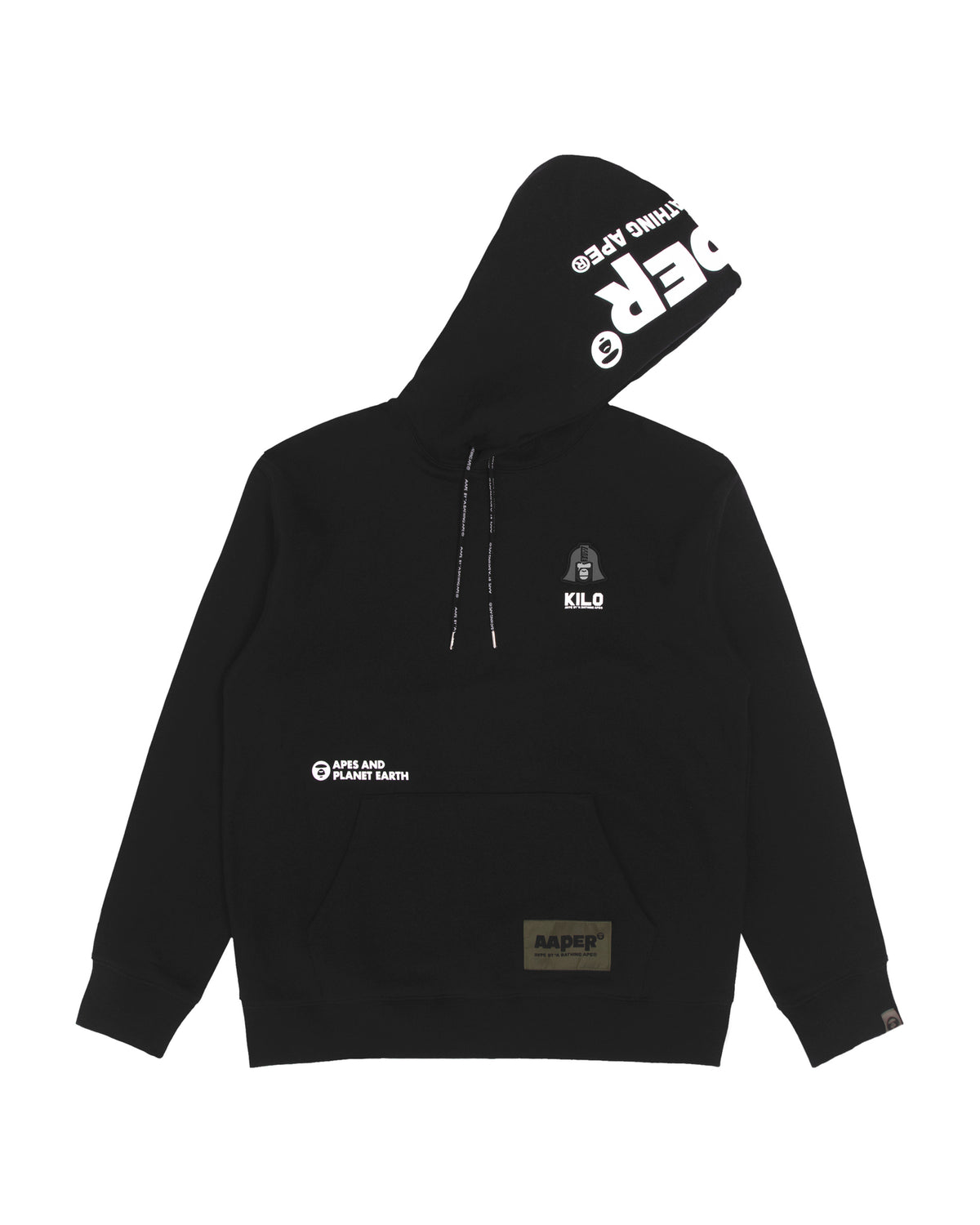 AAPER Moonface fleece hoodie