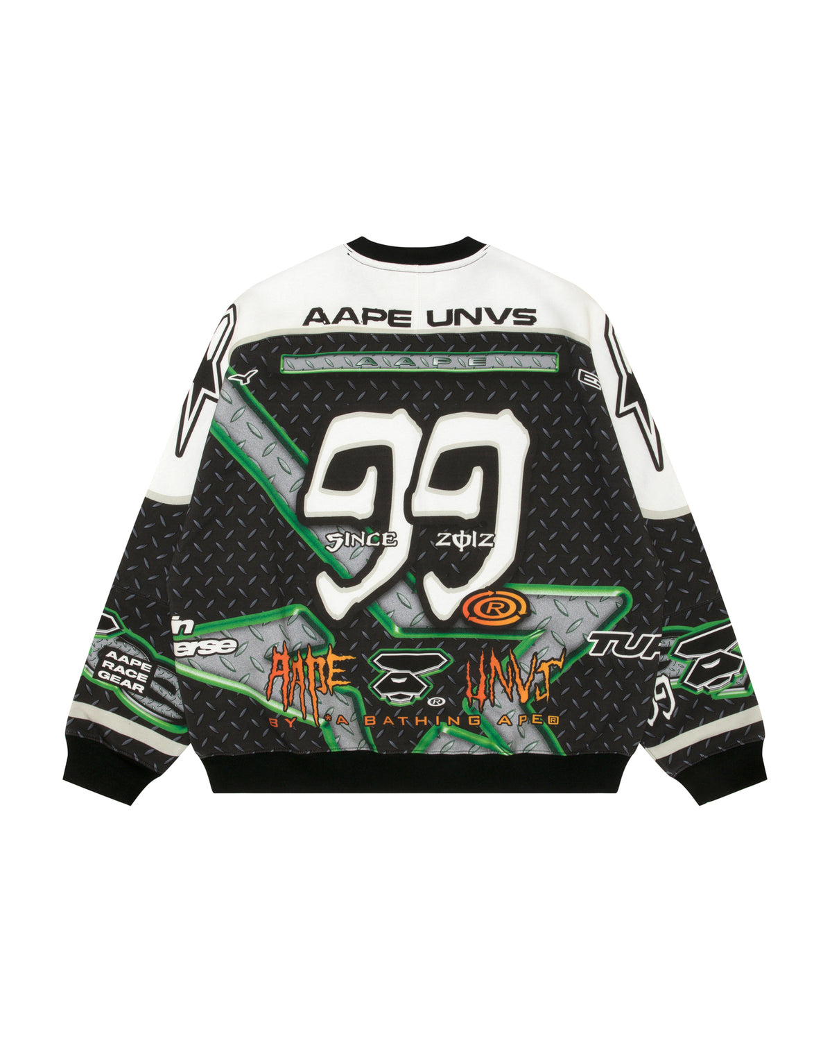 Moonface logo racing sweatshirt