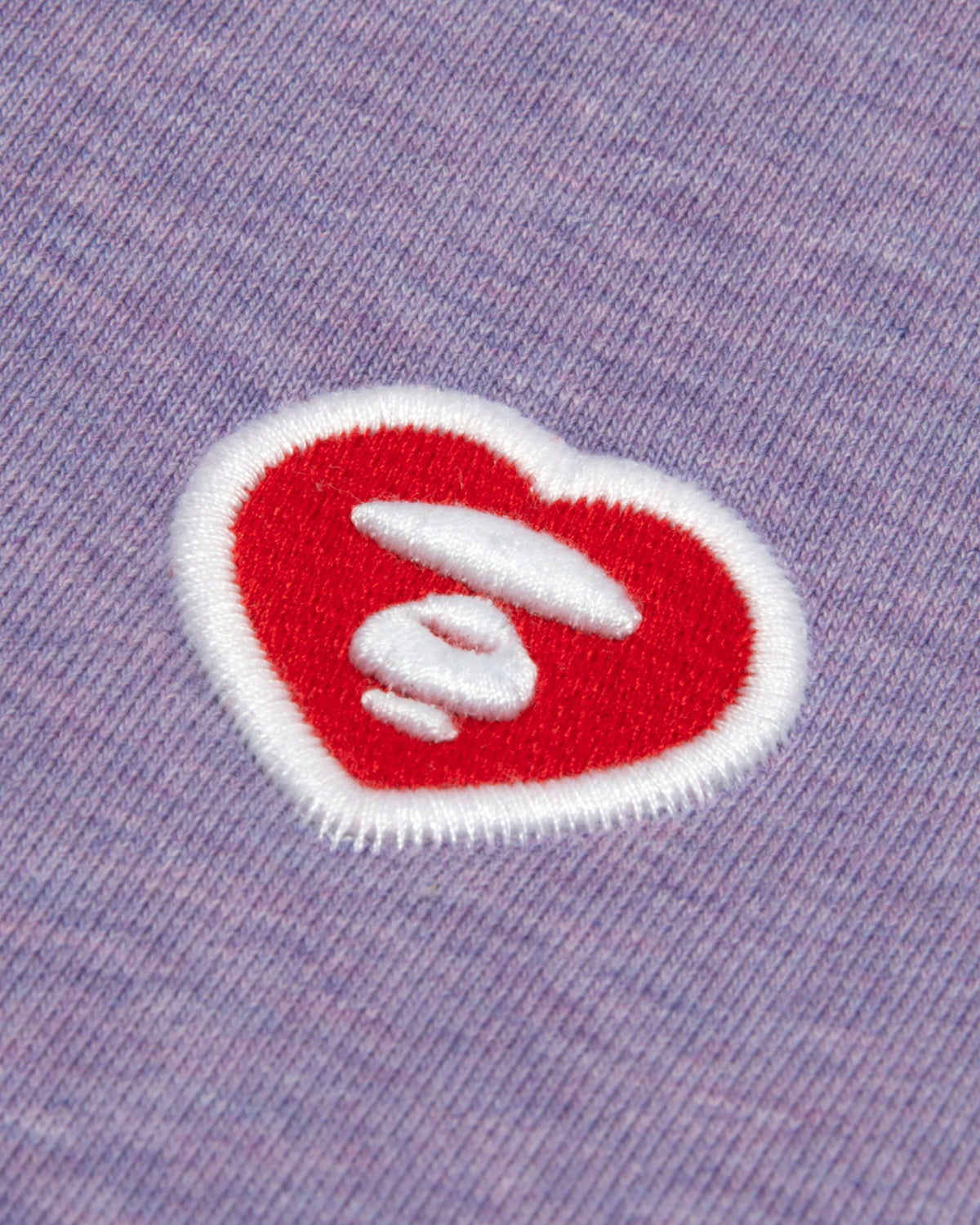 AAPENOW heart moonface embroidered cardigan