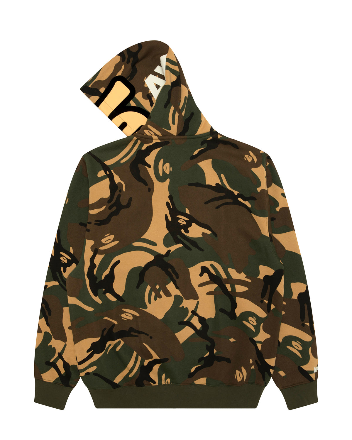 AAPER camo zip-up hoodie