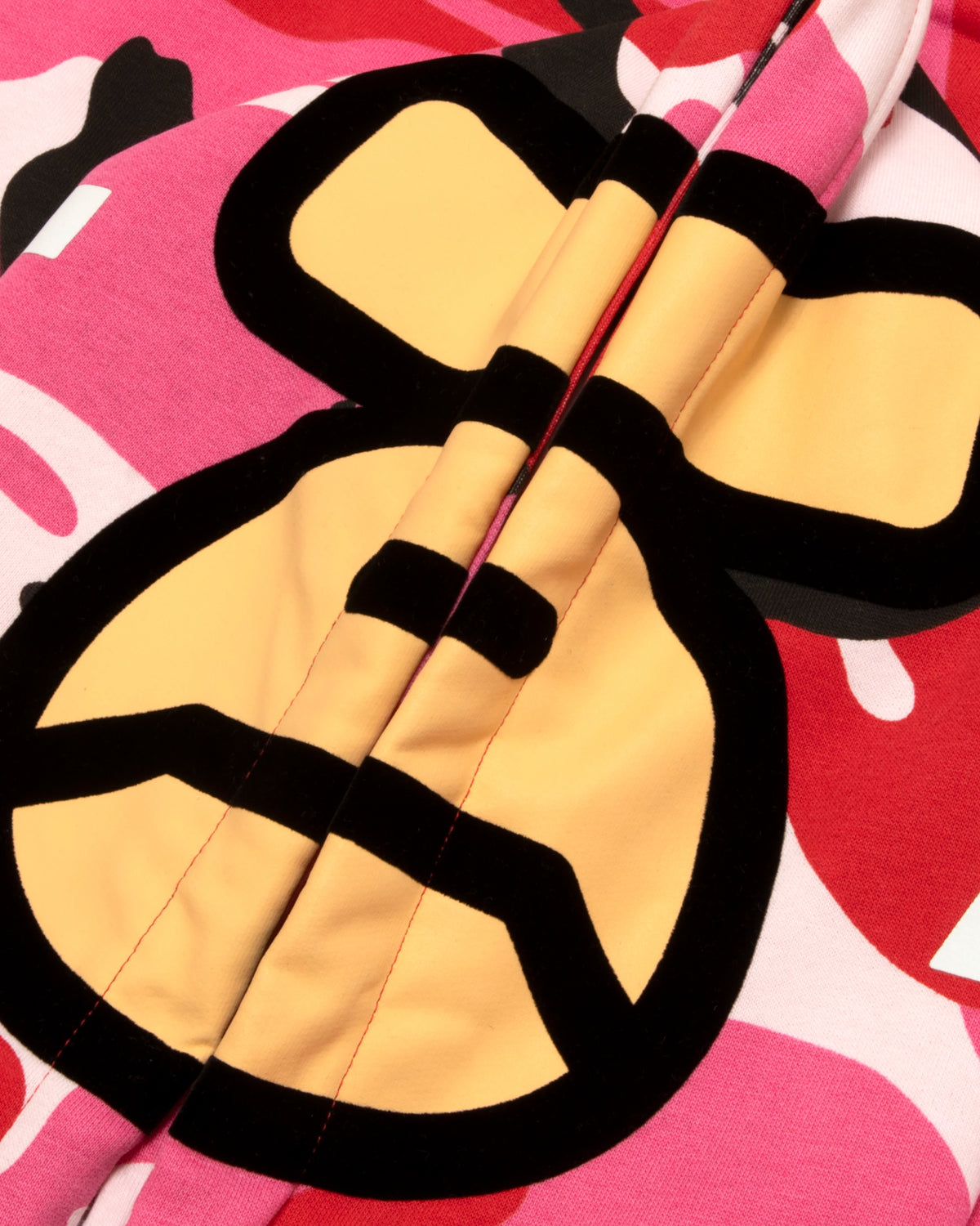 AAPER camo zip-up hoodie
