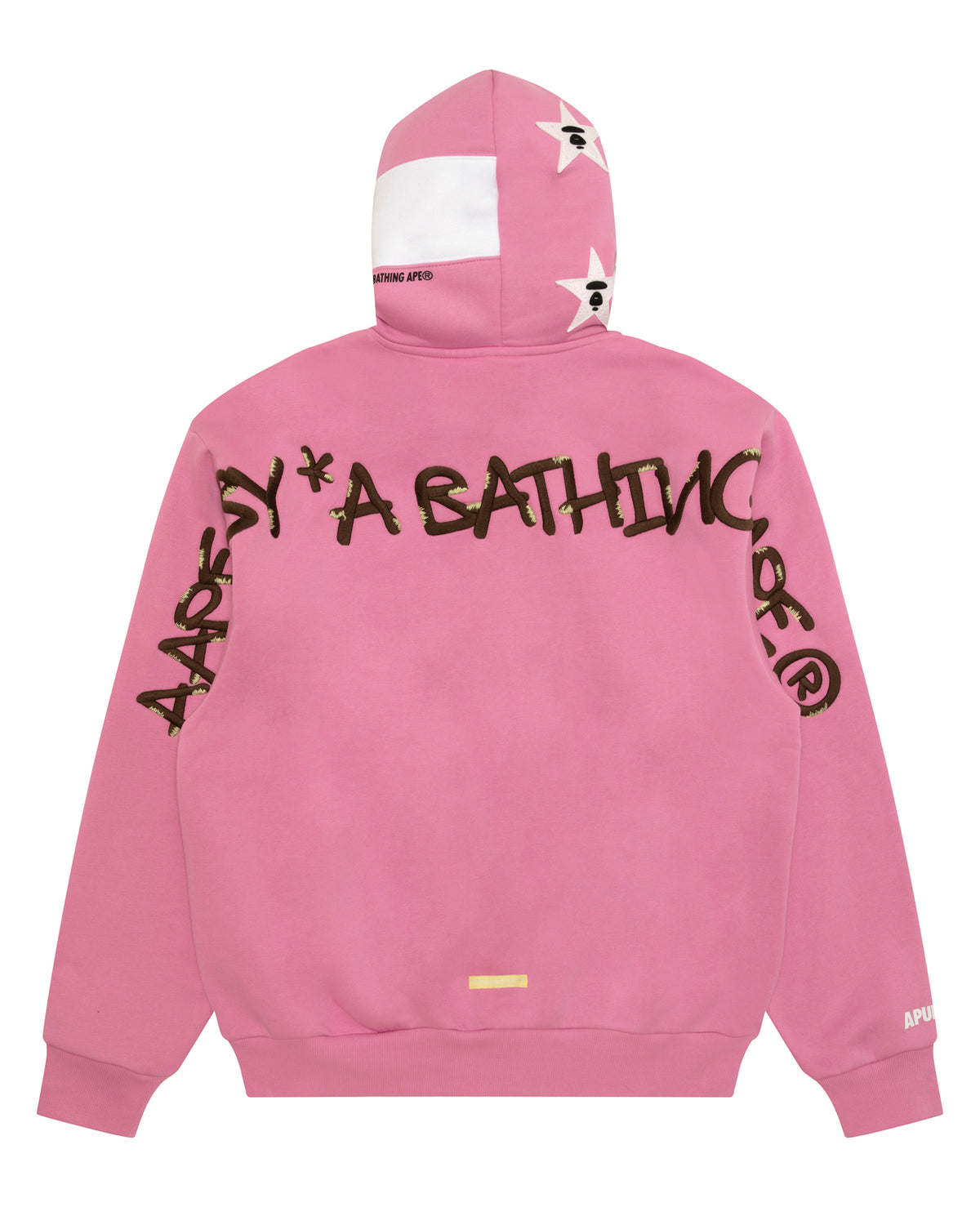 Moonface embroidered hooded jacket