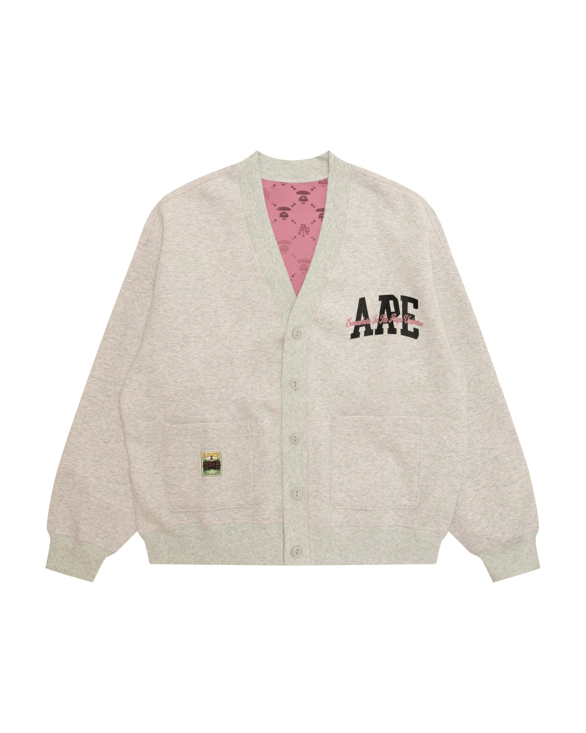 AAPEUNVS Reversible Interlock Sweat Cardigan