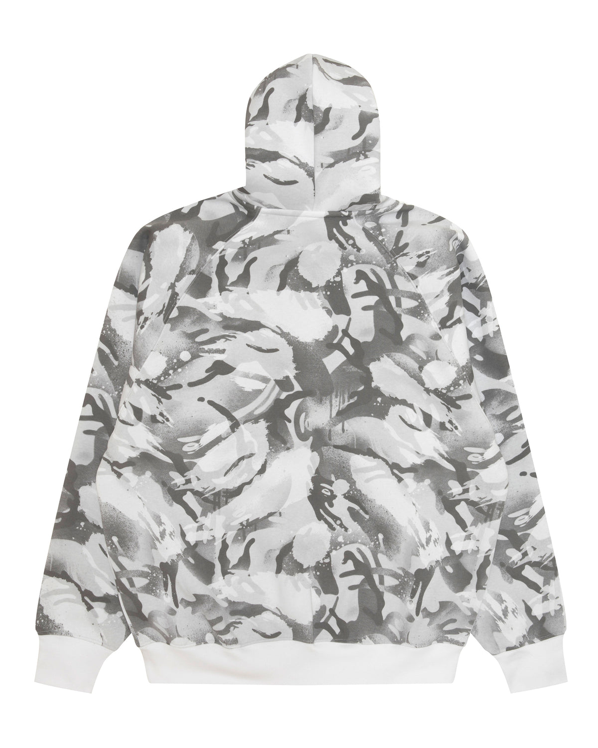 AAPEUNVS Printed Zip-Up Hoodie