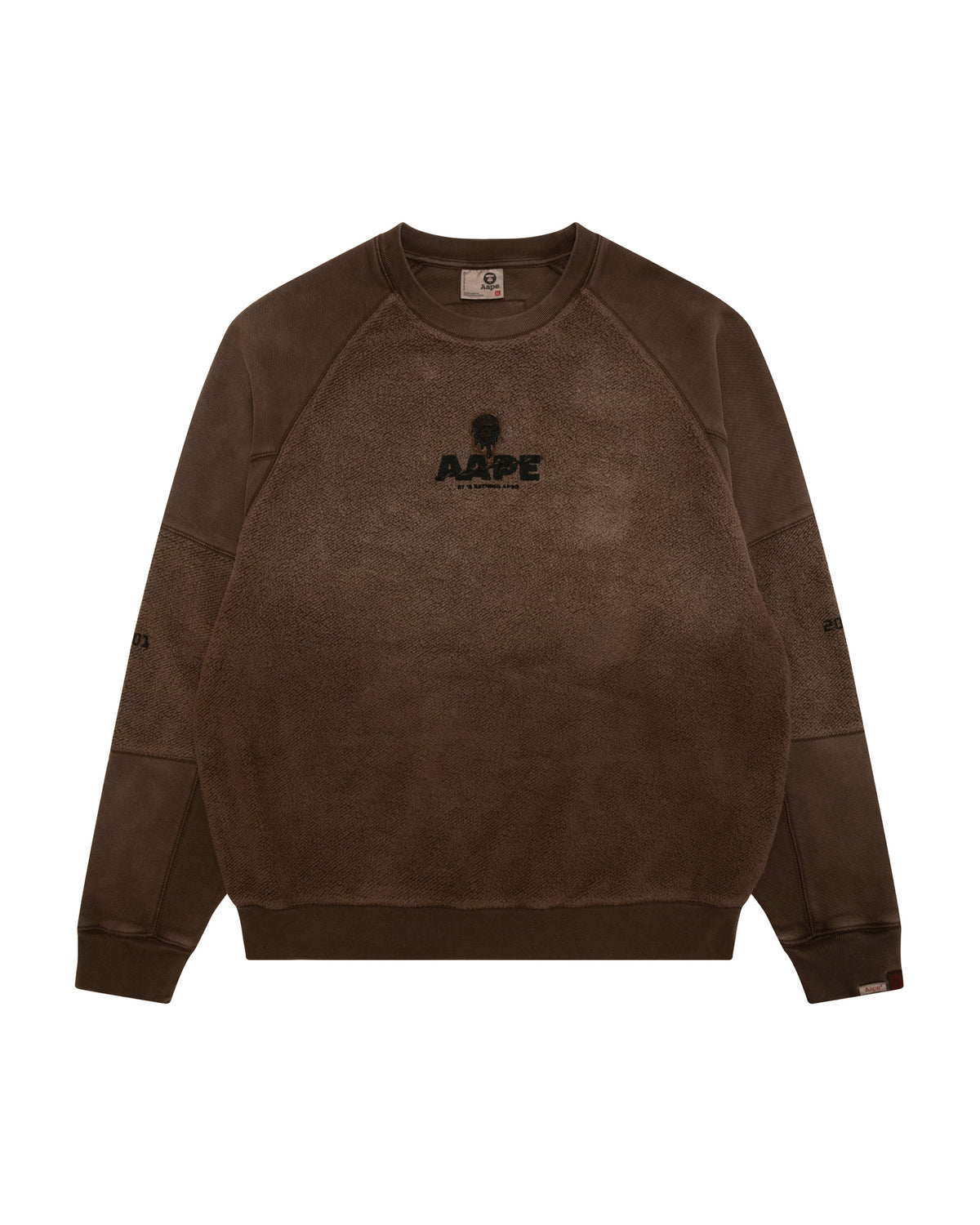AAPE Washed Blocking Sweater
