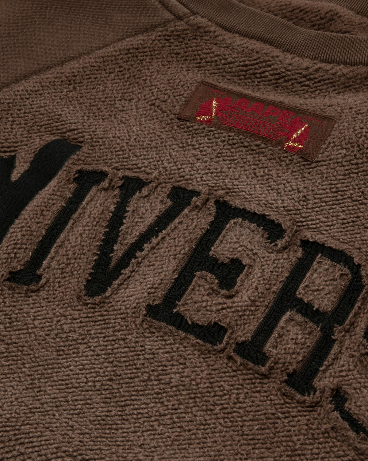 AAPE Washed Blocking Sweater
