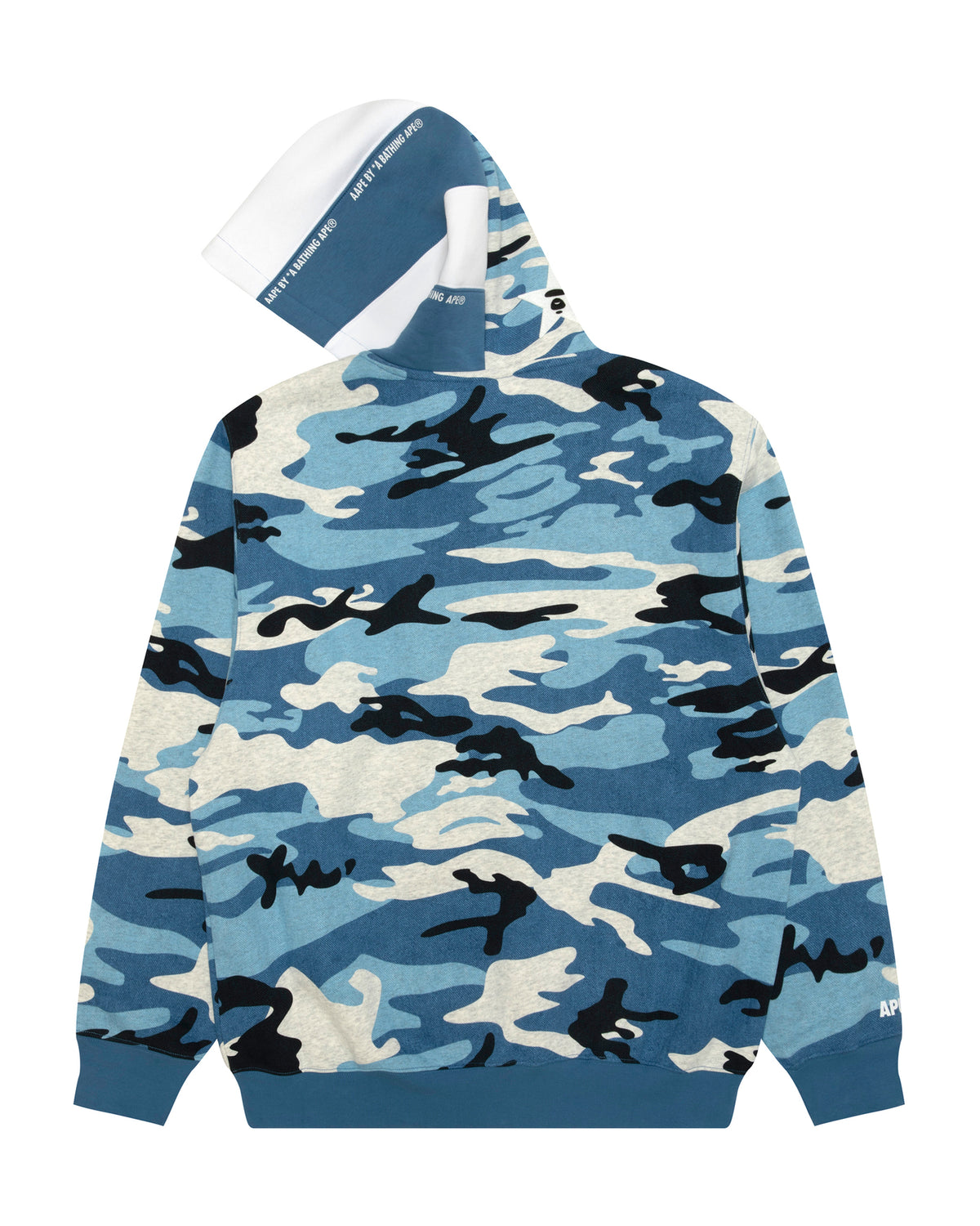 AAPE Woodland Camo Camo Zip-up Hoodie