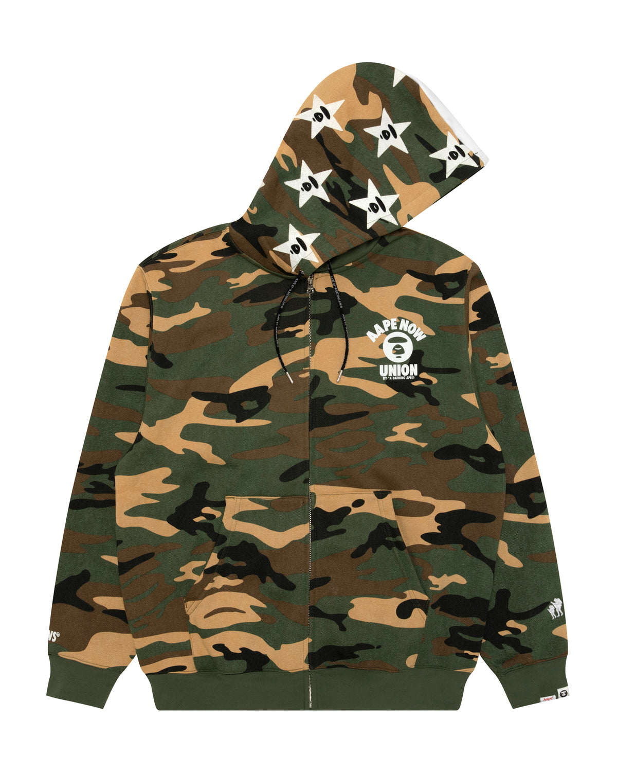 Woodland Camo Zip-Up