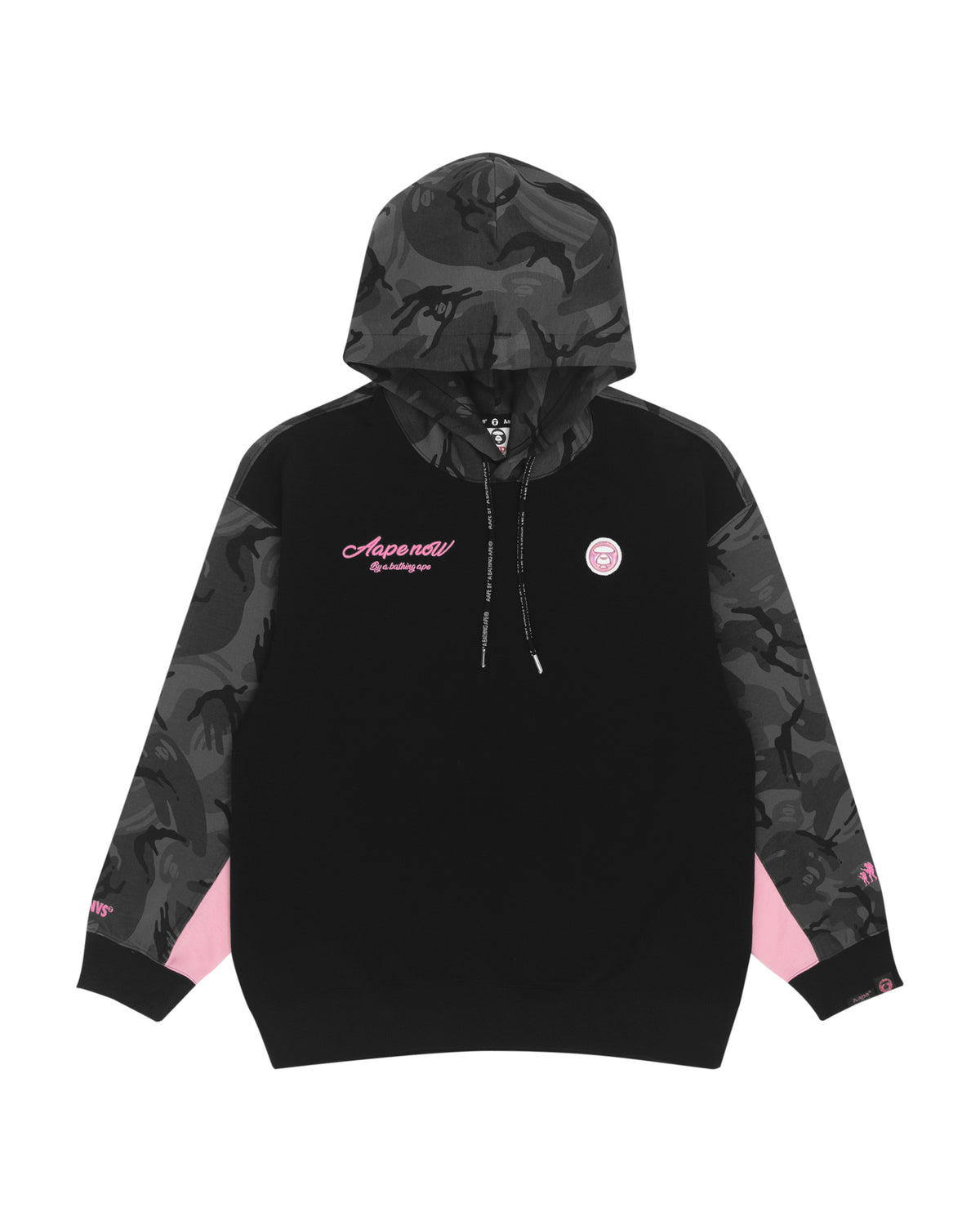 Moonface camo hoodie