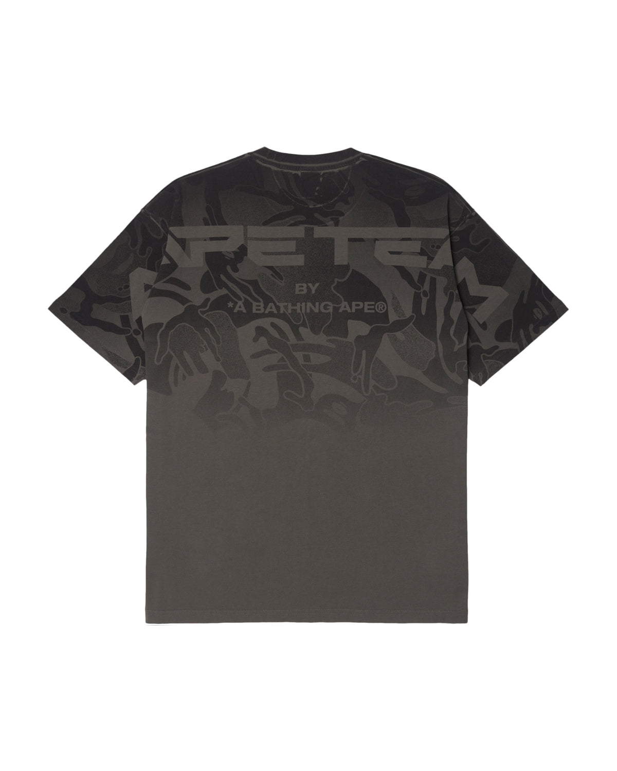 Moonface camo gradient tee
