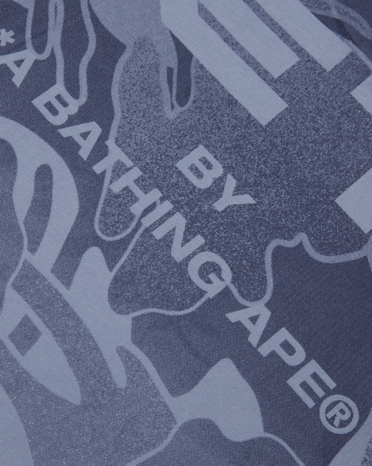 Moonface camo gradient tee