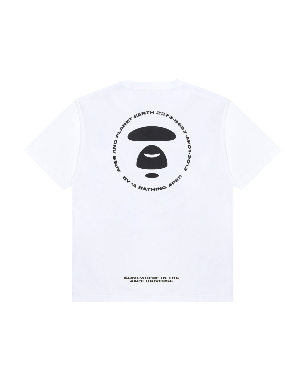 Camo moonface logo tee