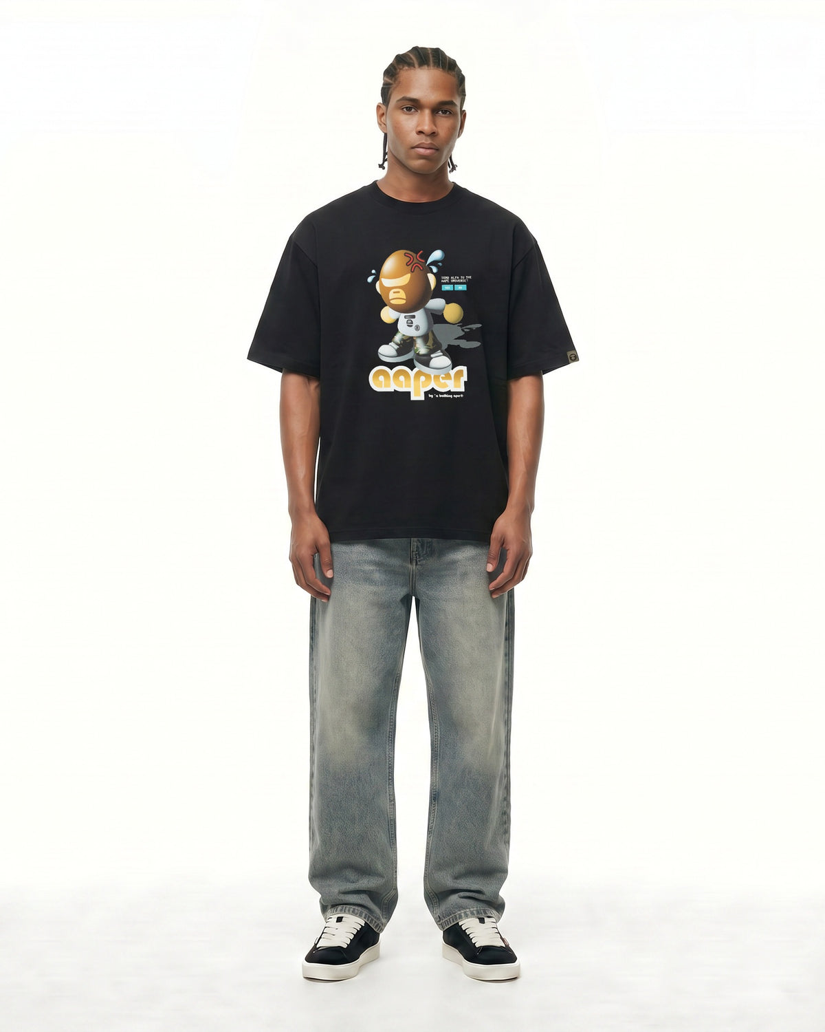 AAPER moonface graphic tee
