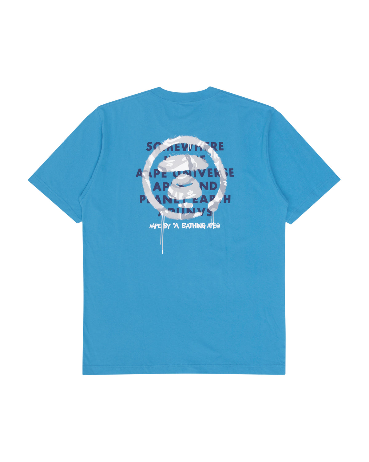 Moonface drip graphic tee