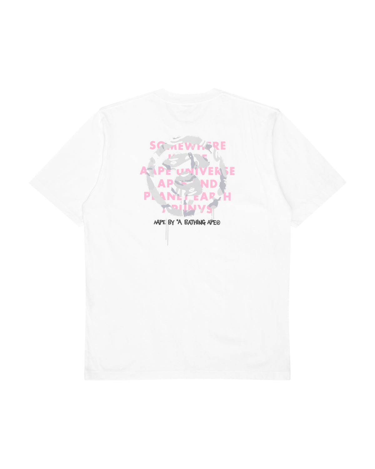 Moonface drip graphic tee