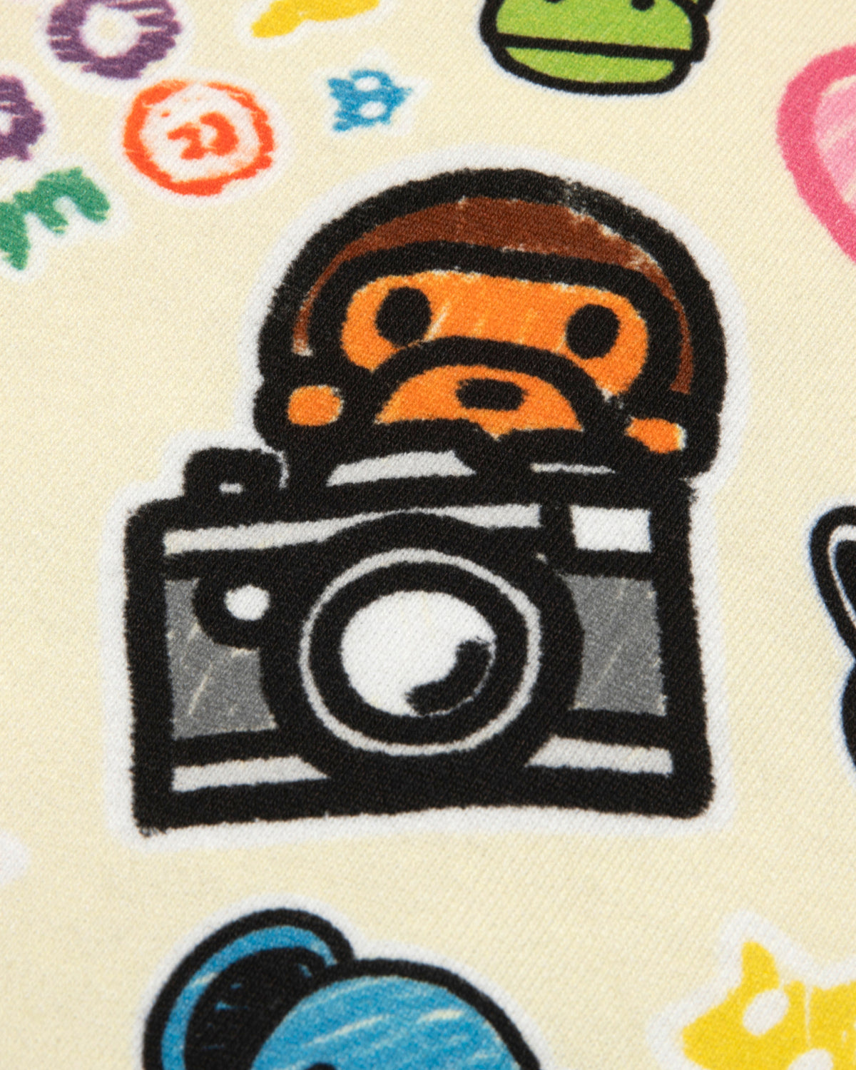 Baby Milo and friends zip-up hoodie