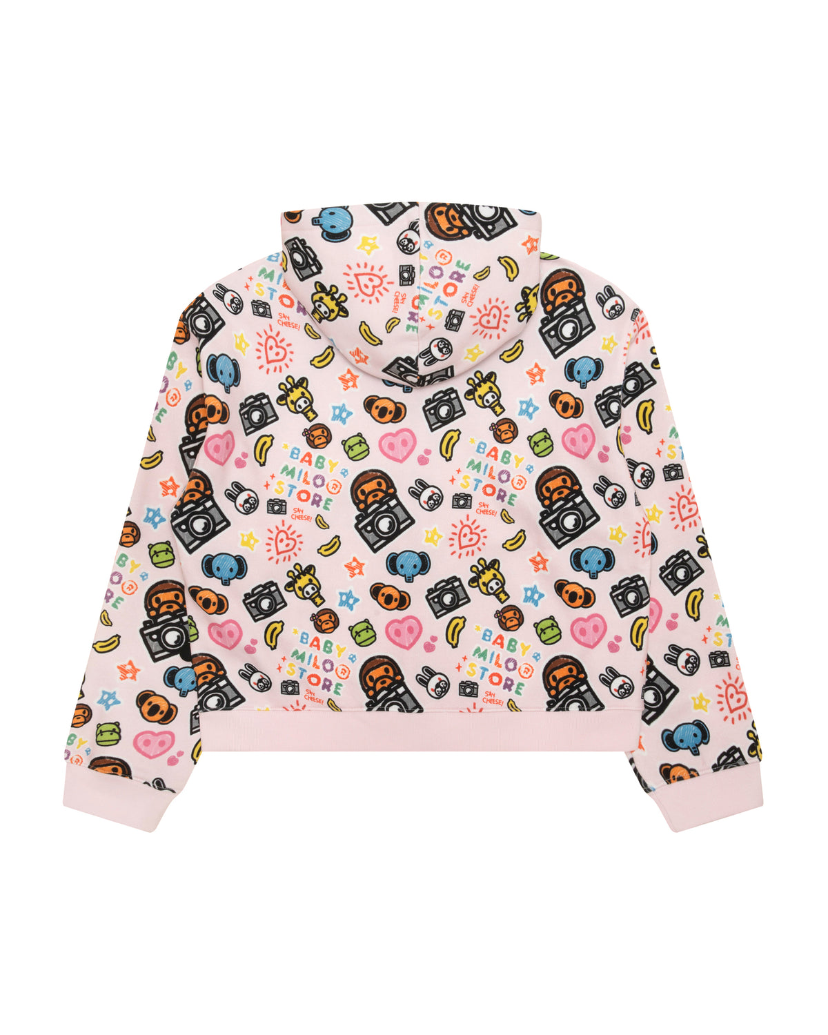 Baby Milo and friends zip-up hoodie