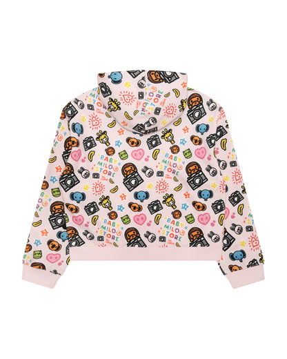 Baby Milo and friends zip-up hoodie