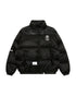 AAPENOW moonface logo zip-up down jacket