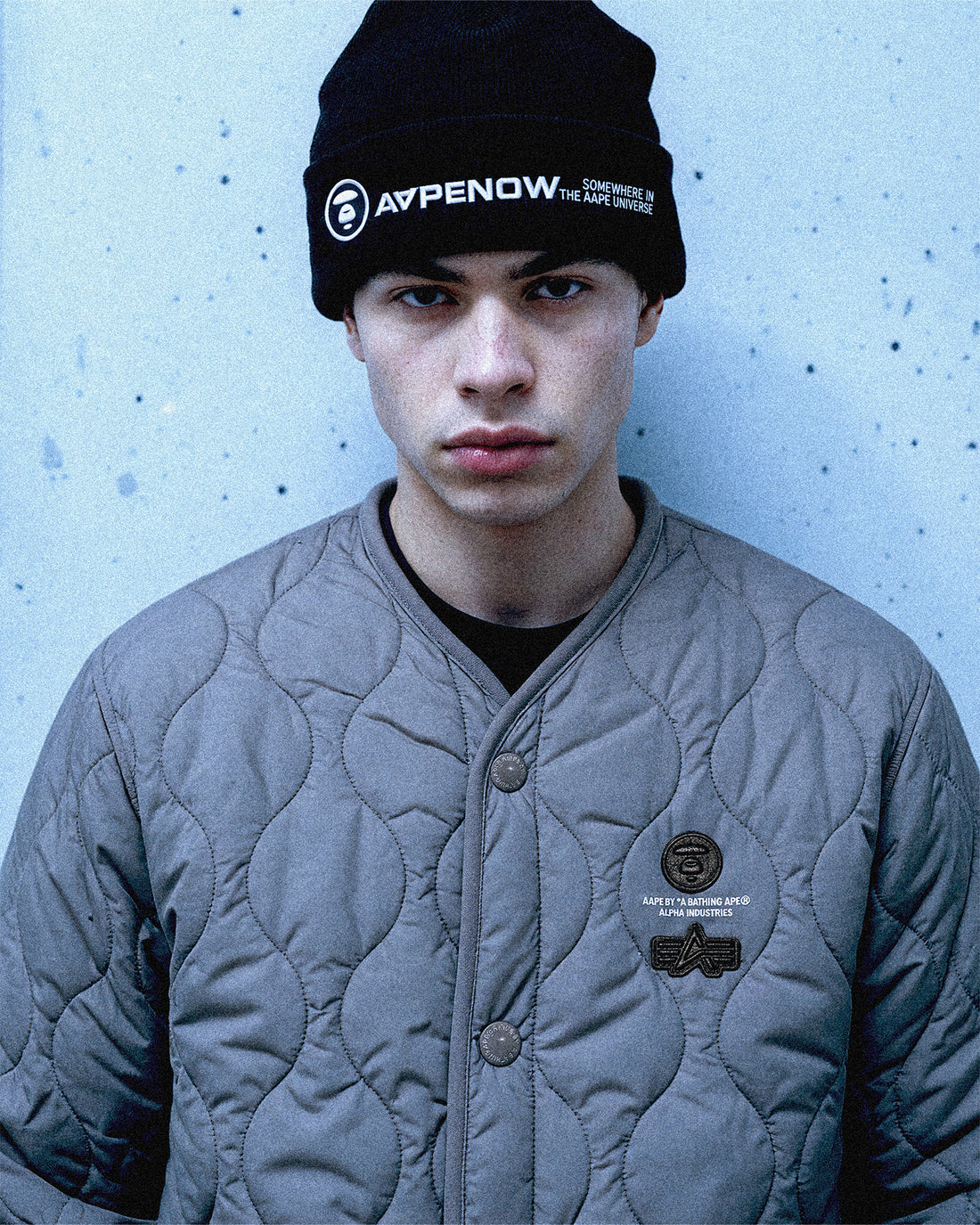 AAPENOW X Alpha Industries Quilted Down Jacket
