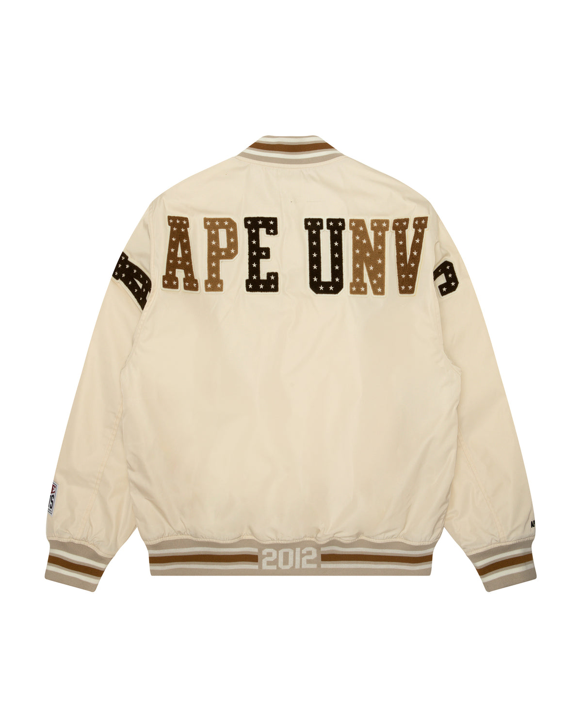 Moonface logo varsity jacket