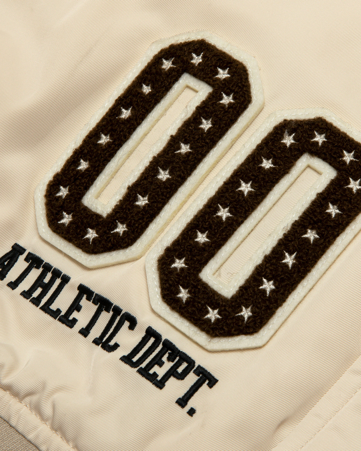 Moonface logo varsity jacket