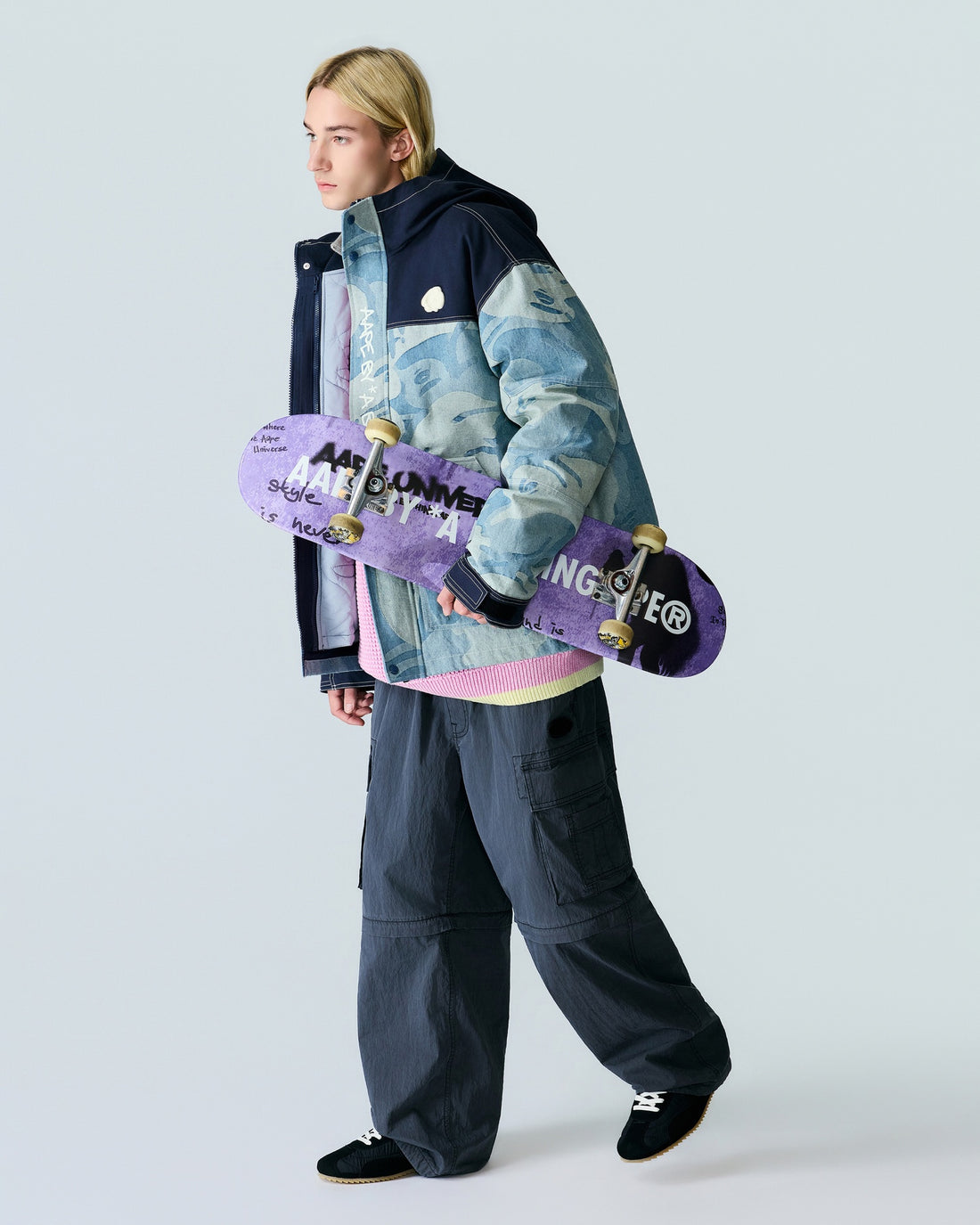 2 In 1 Hooded Denim Jacket