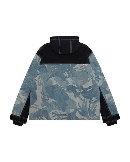 2 In 1 Hooded Denim Jacket