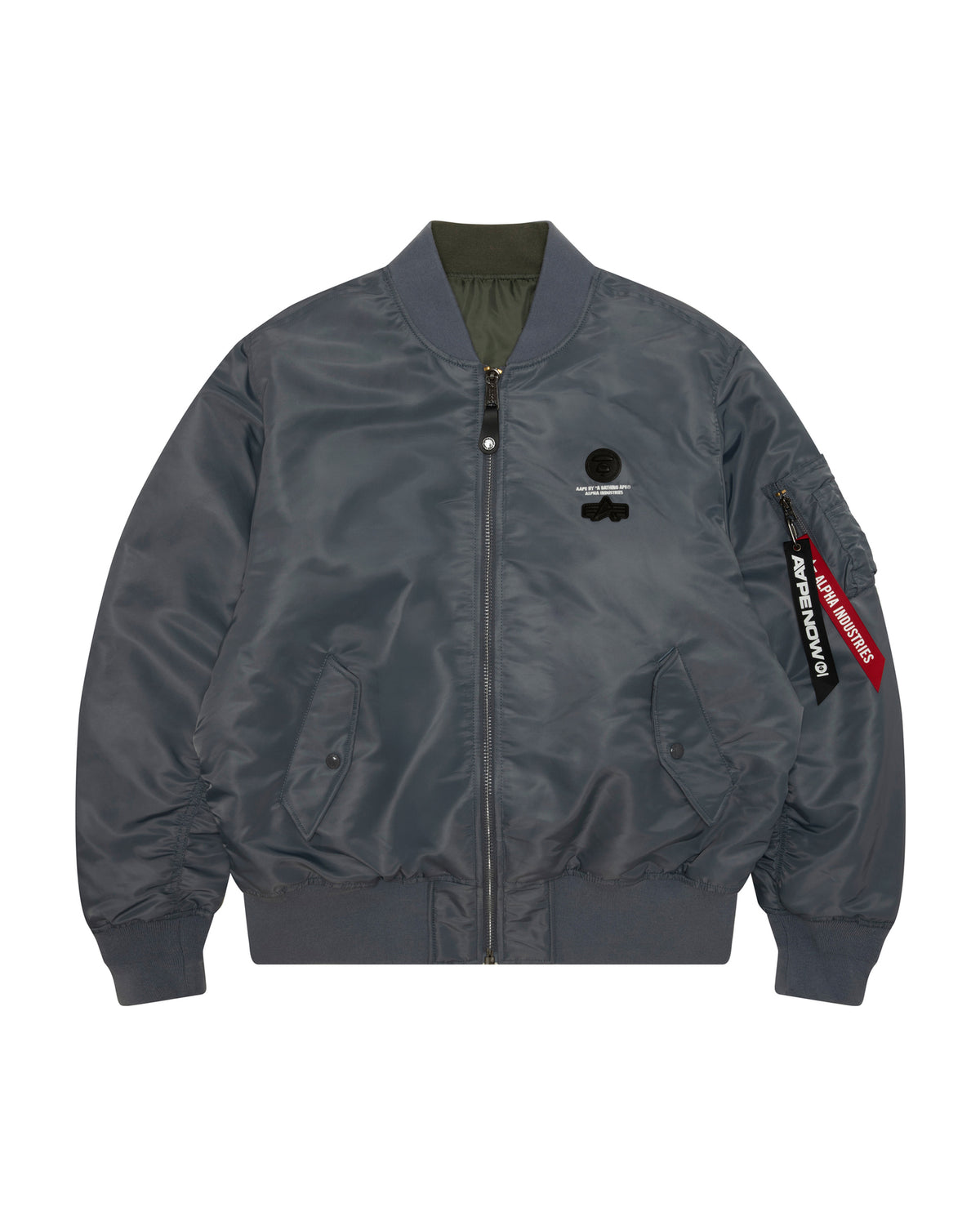AAPENOW X Alpha Industries Reversible MA-1 Flight Jacket