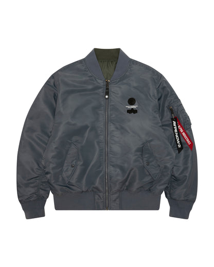 AAPENOW X Alpha Industries Reversible MA-1 Flight Jacket