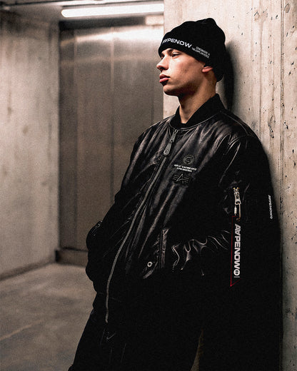 AAPENOW X Alpha Industries Reversible MA-1 Flight Jacket