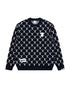 Moonface intarsia patterned jumper
