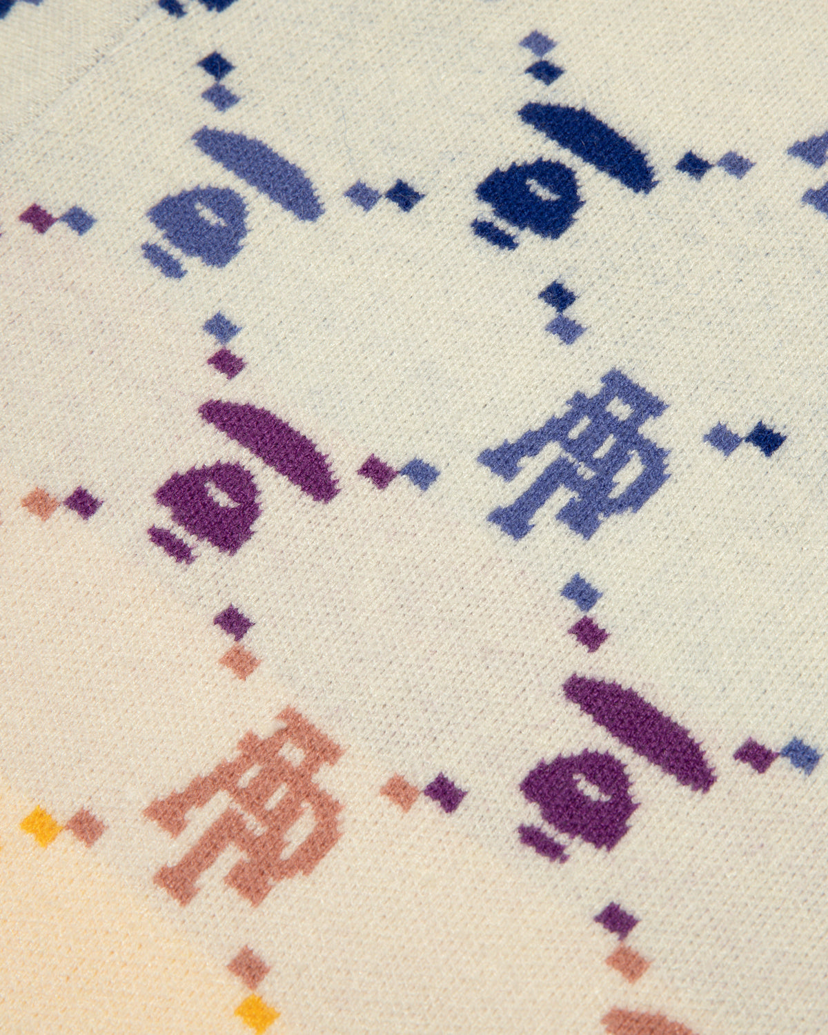 Moonface logo button down cardigan