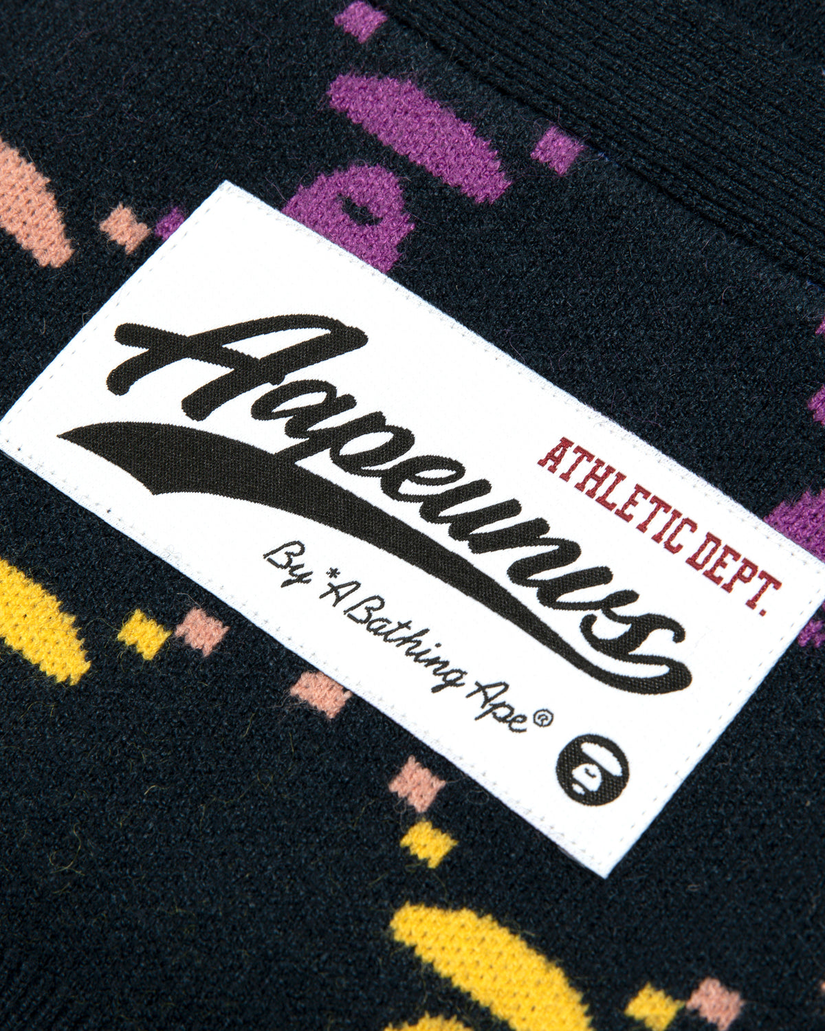 Moonface logo button down cardigan
