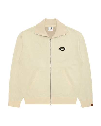 AAPENOW Moonface Full-zip Cardigan