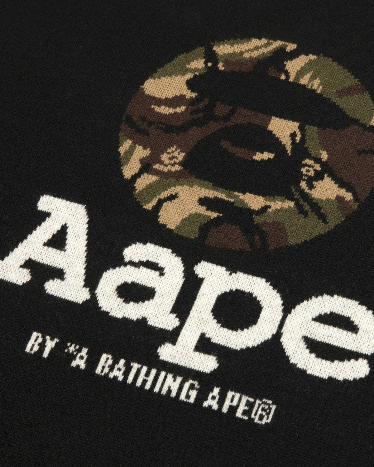 Moonface Graphic Knit Sweater
