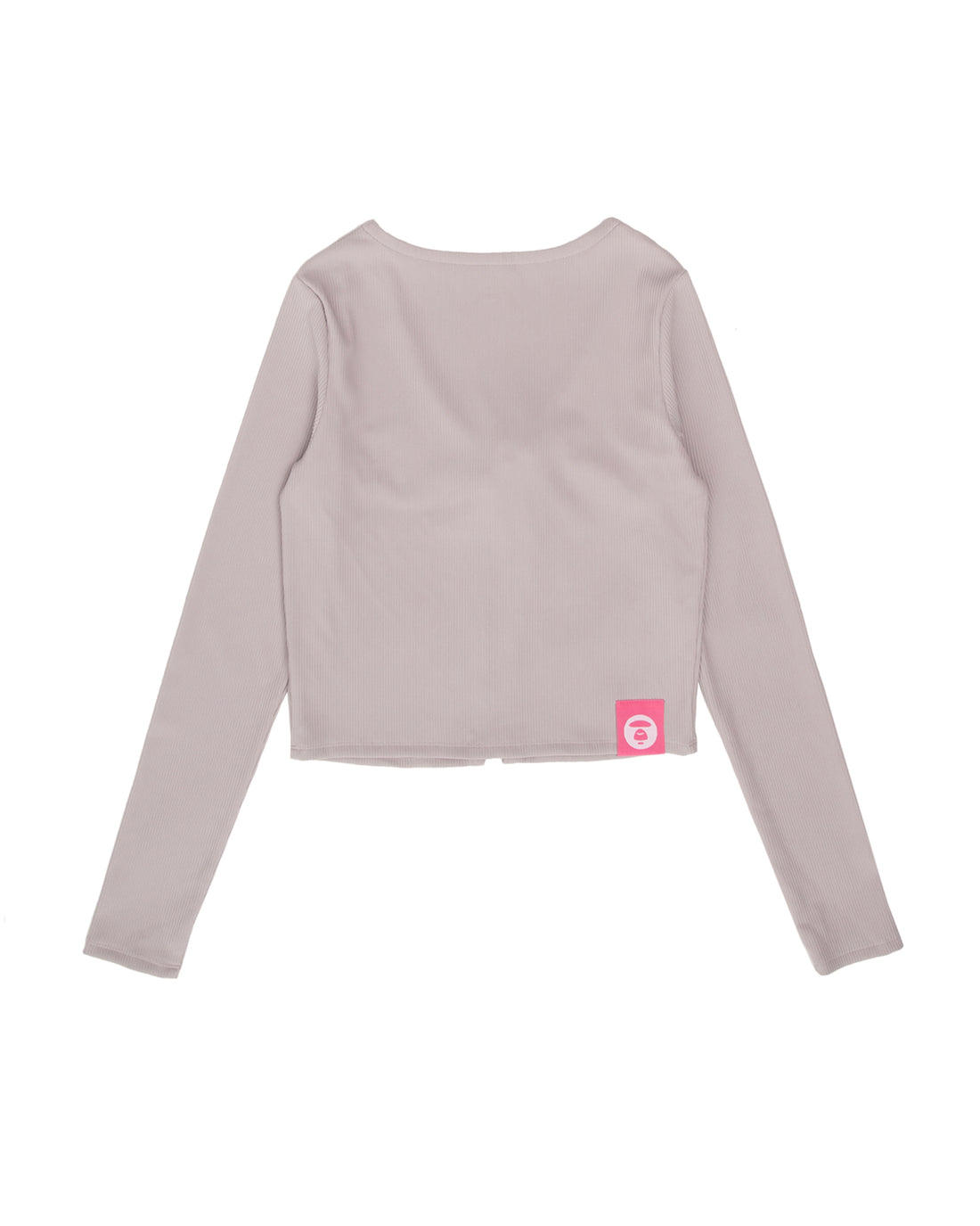 Moonface embroidered self-tie cardigan