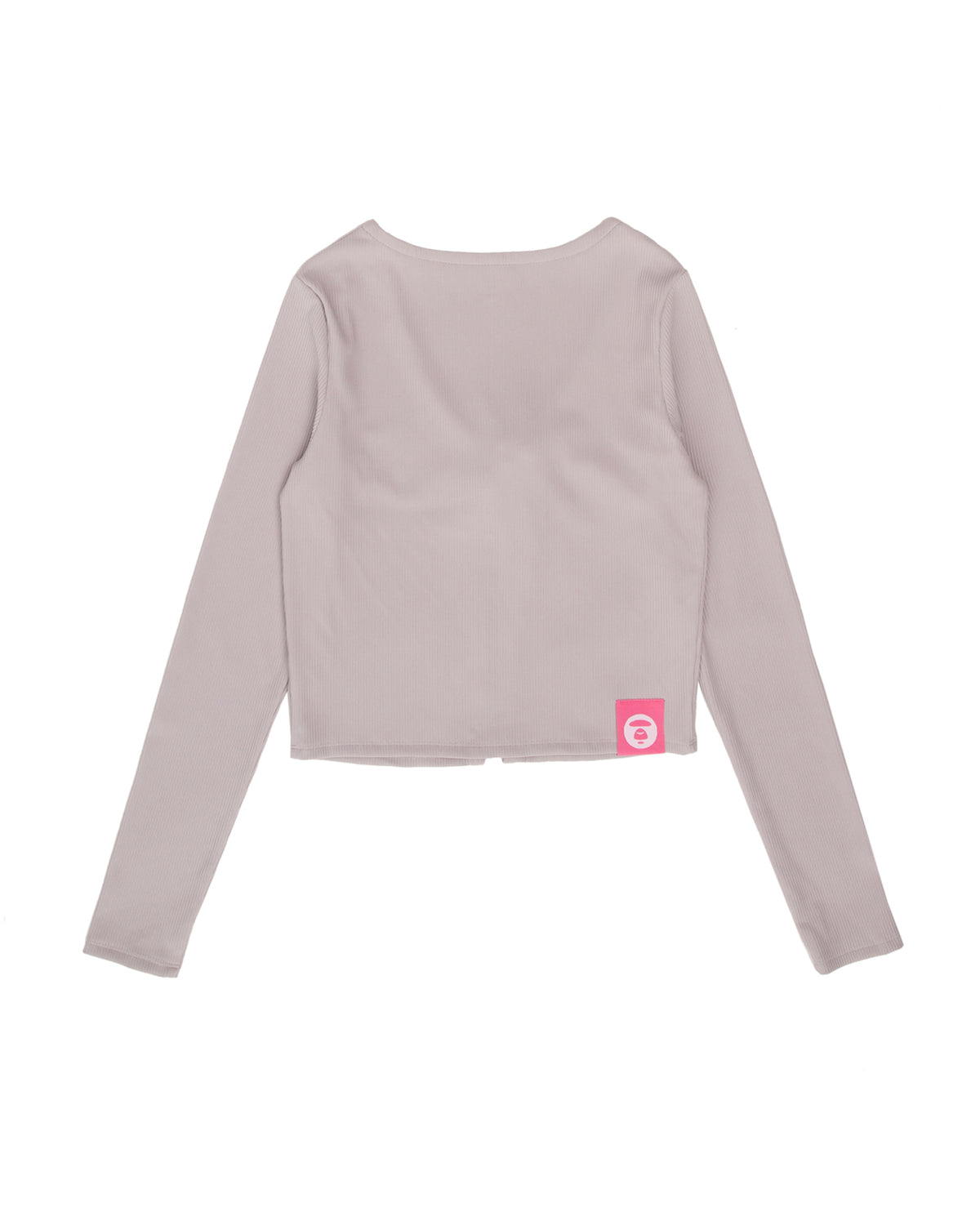 Moonface embroidered self-tie cardigan