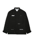 Moonface patch cargo jacket