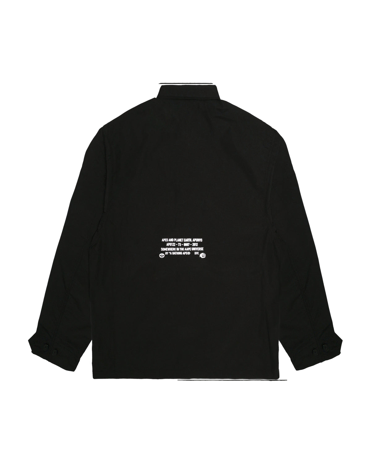 Moonface patch cargo jacket