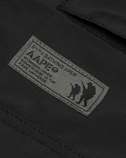 Moonface patch cargo jacket