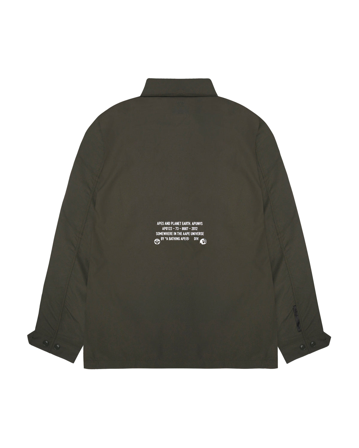 Moonface patch cargo jacket